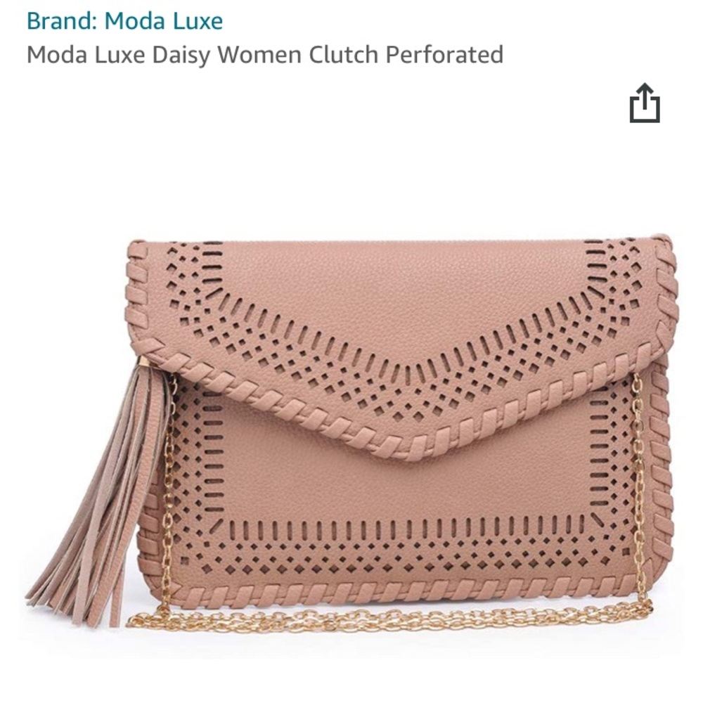 Moda luxe daisy clutch